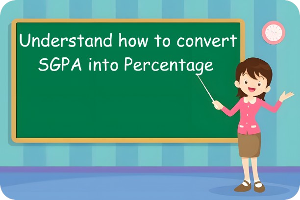 How to convert SGPA into Percentage